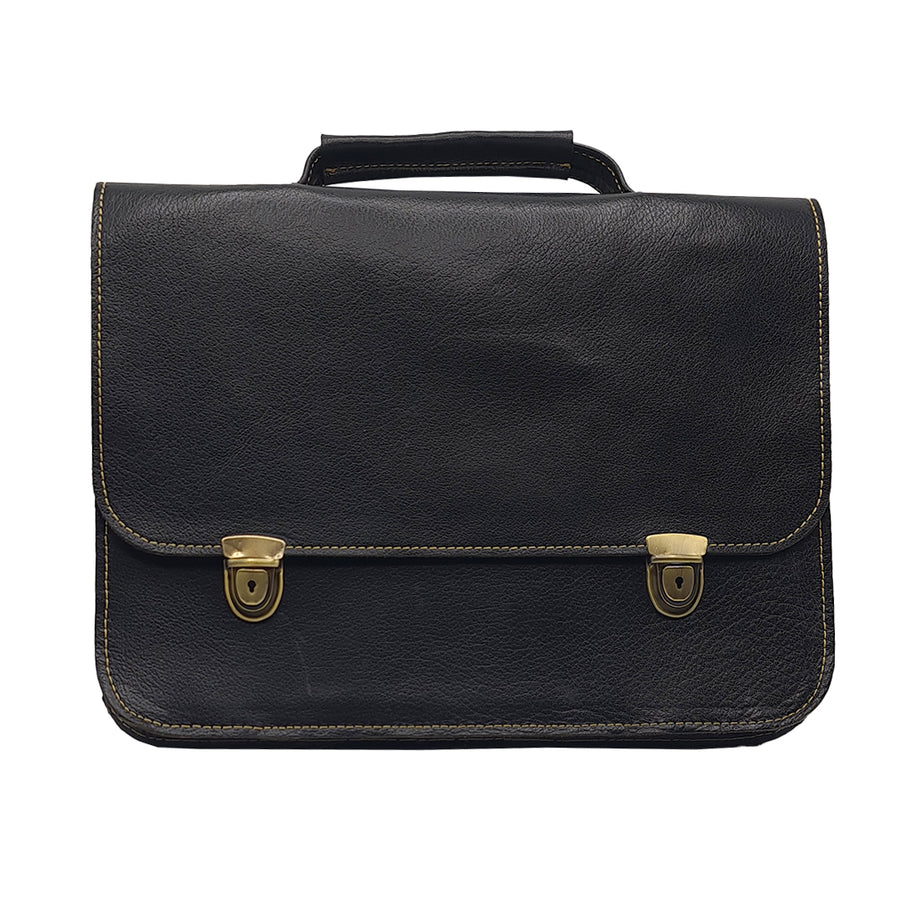 Premium Vintage Style Leather Laptop Bag