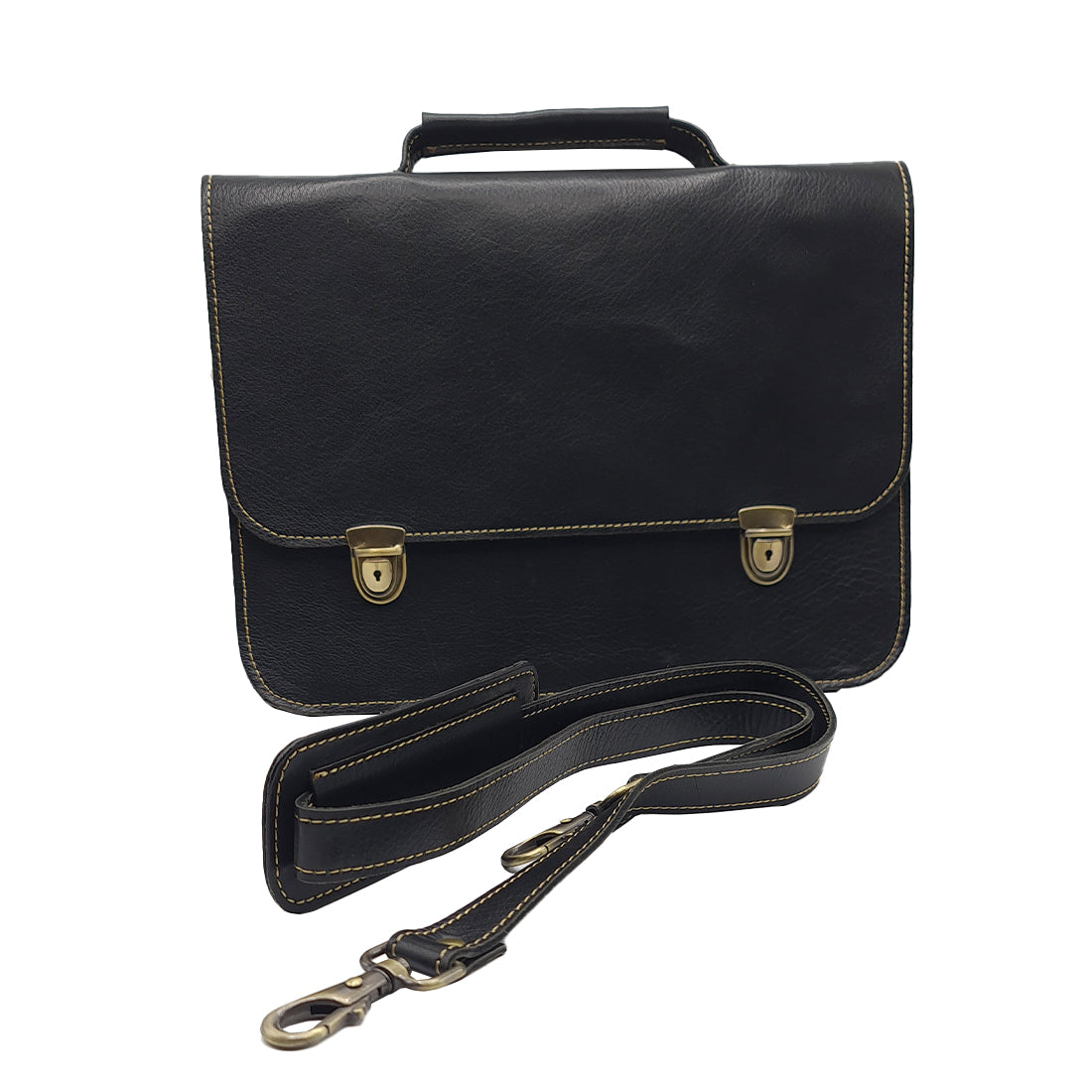 Premium Vintage Style Leather Laptop Bag